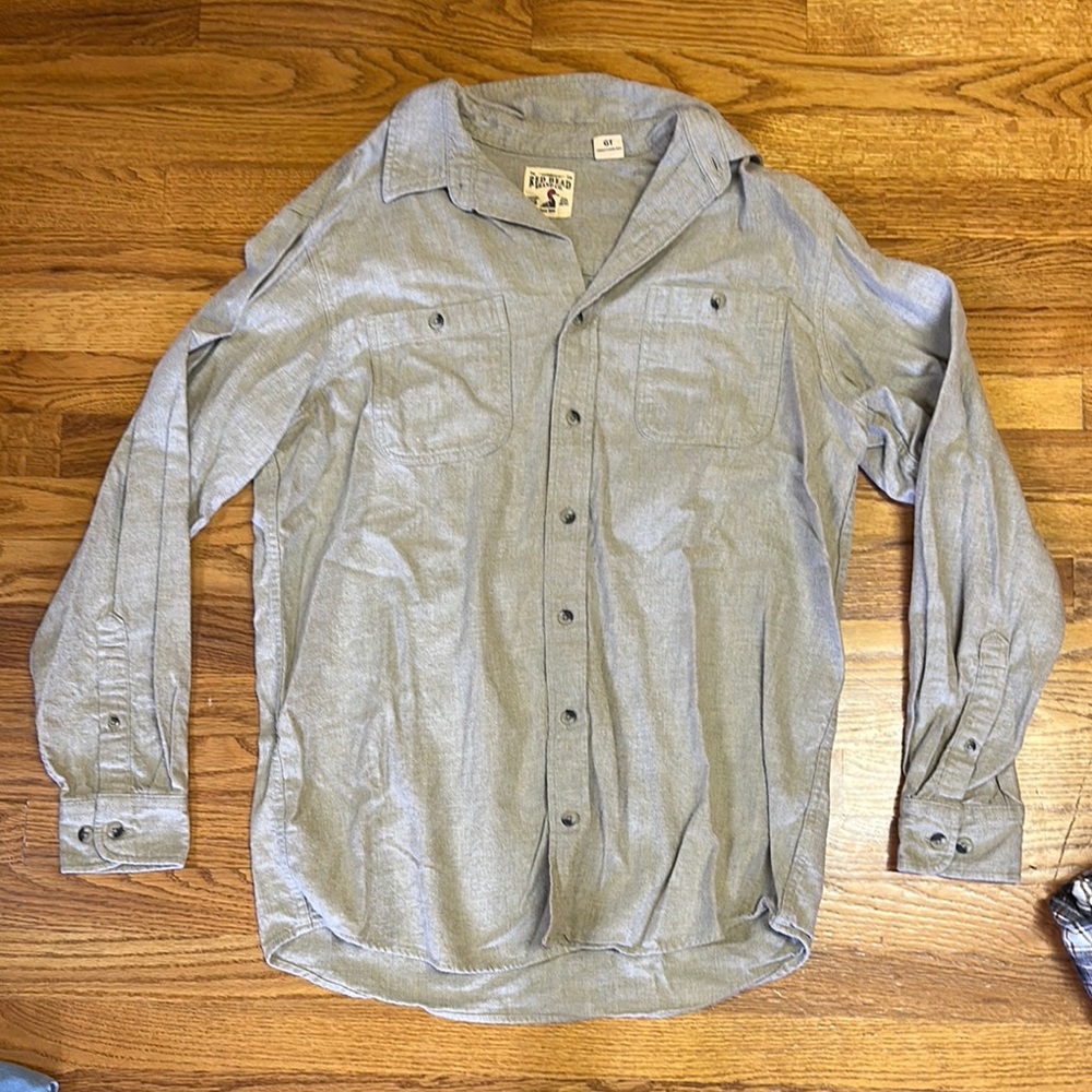 RedHead Men's Tan Button up Shirt